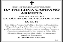 Paterna Campano Arrieta